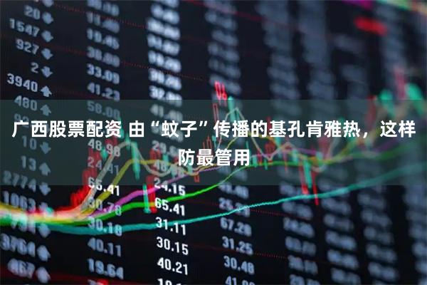 广西股票配资 由“蚊子”传播的基孔肯雅热，这样防最管用